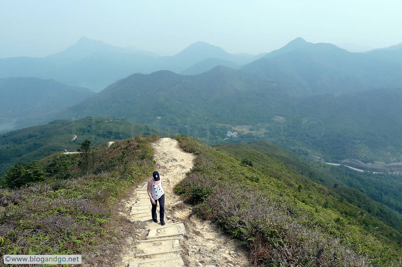 Maclehose Trail 3 - Looking back toward Pak Tam Au